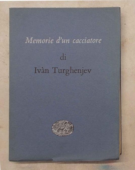 Memorie d'un cacciatore - Ivan Turgenev - copertina
