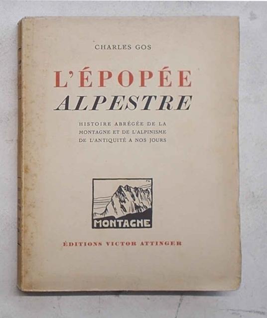 L' épopée alpestre - copertina