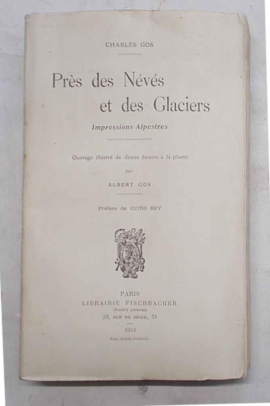 Près des Névés et des Glaciers. Impressions Alpestres - copertina
