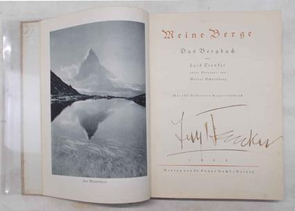 Meine Berge. Das Bergbuck - Luis Trenker - copertina