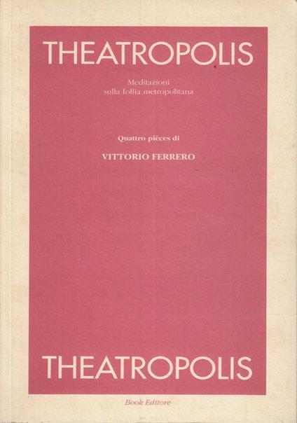 Theatropolis - Vittorio Ferrero - copertina