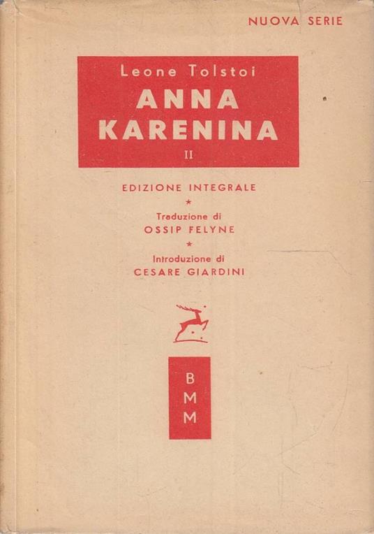Anna Karénina - Lev Tolstoj - copertina
