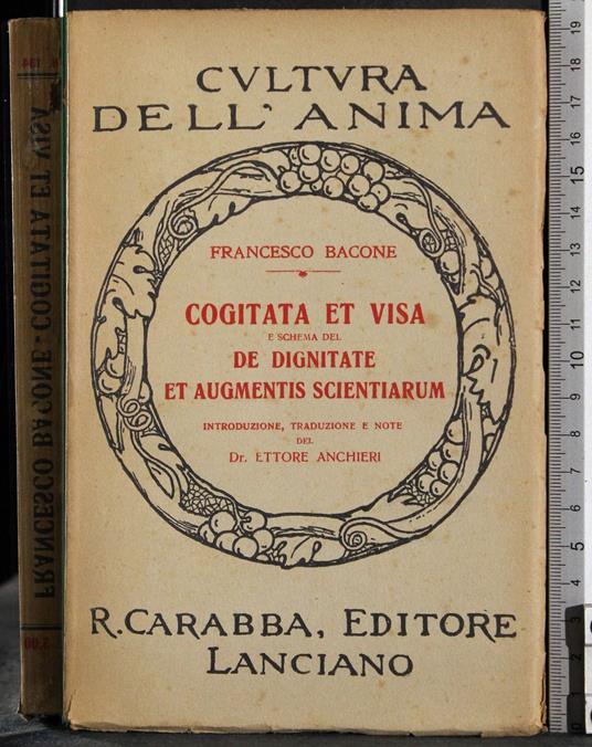 Cogitata et visa - Francesco Bacone - copertina