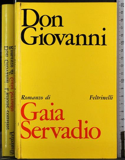 Don Giovanni. L'azione consiste - Gaia Servadio - copertina