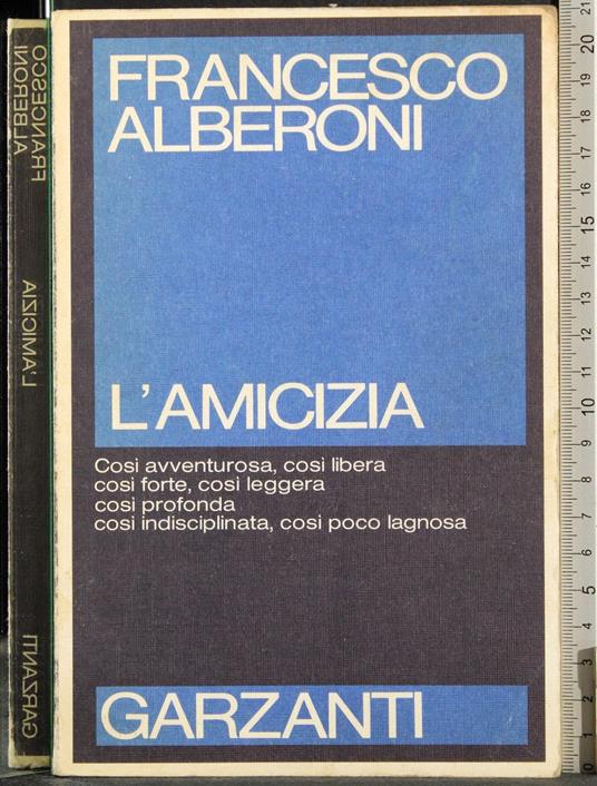 L' amicizia - Francesco Alberoni - copertina