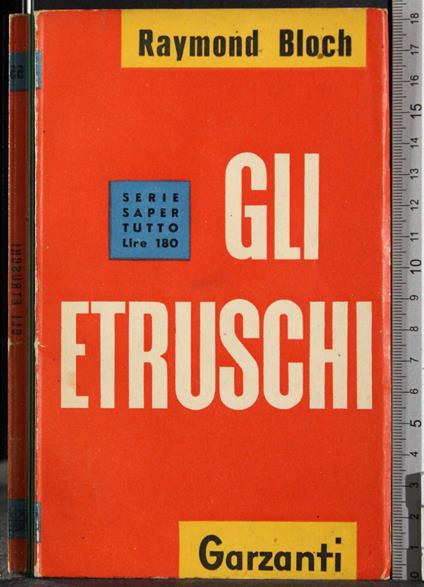 Gli Etruschi - Raymond Bloch - copertina