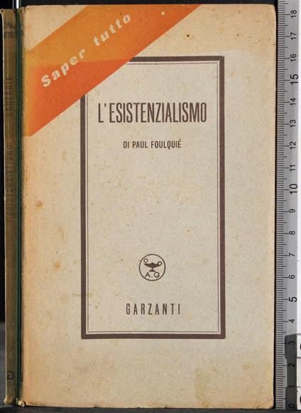 L' esistenzialismo - Paul Foulquié - copertina