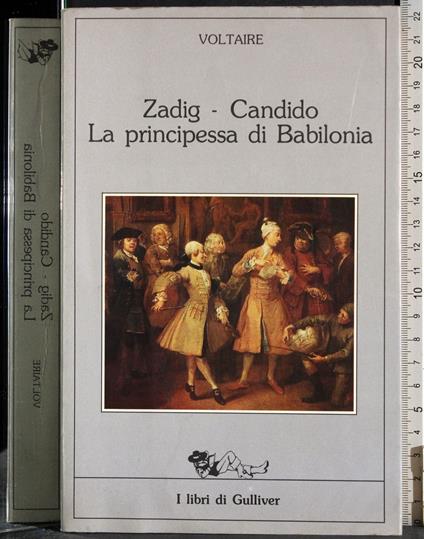 Zadig - Candido. La principessa di Babilonia - Voltaire - copertina