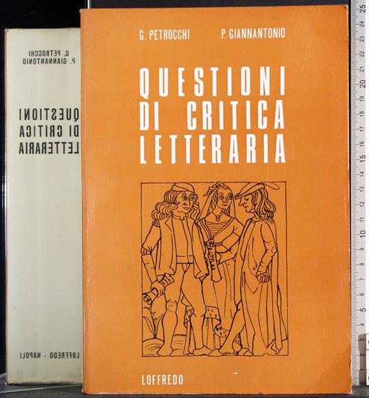 Questioni di critica Letteraria - copertina