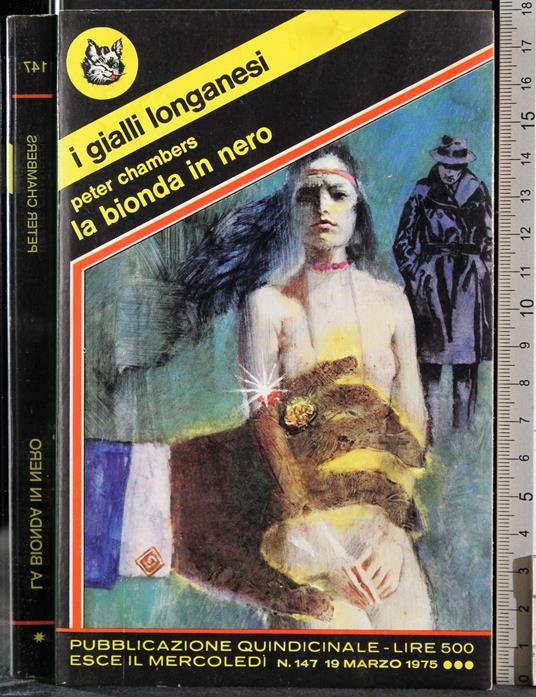 bionda in nero - Peter Chambers - copertina