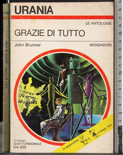Grazie di tutto - John Brunner - copertina