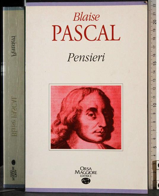 Pensieri - Blaise Pascal - copertina