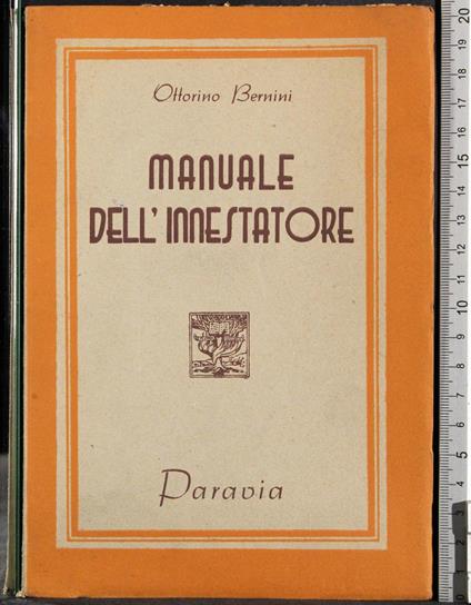 Manuale dell'innestatore - copertina
