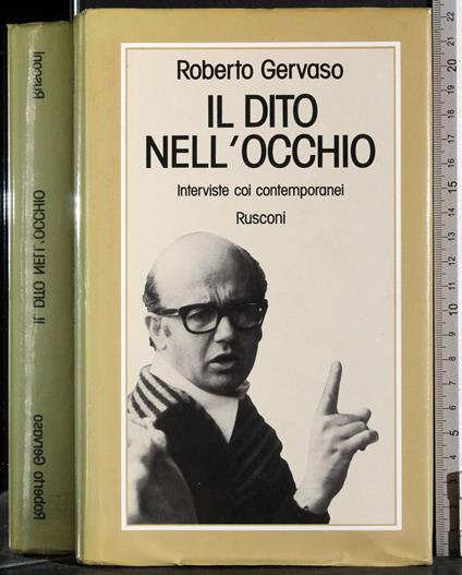 Il dito nell'occhio - Roberto Gervaso - copertina