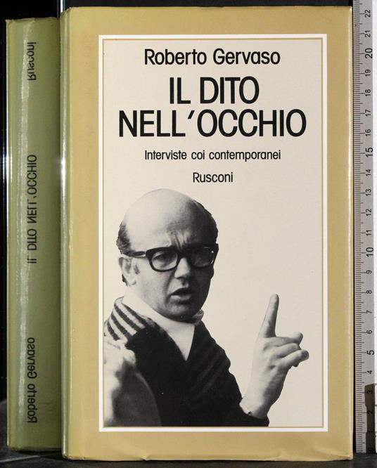Il dito nell'occhio - Roberto Gervaso - copertina