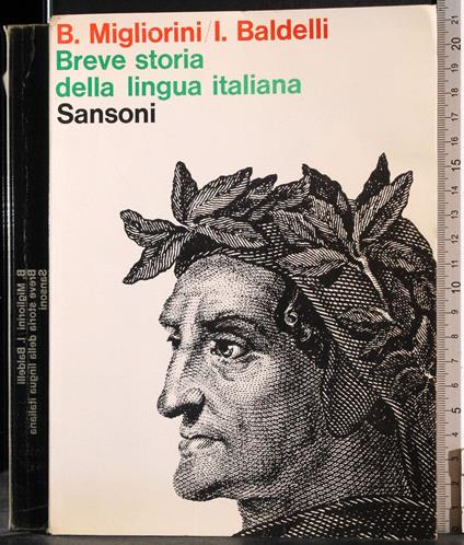 Breve storia della lingua italiana - M. Migliorini - copertina