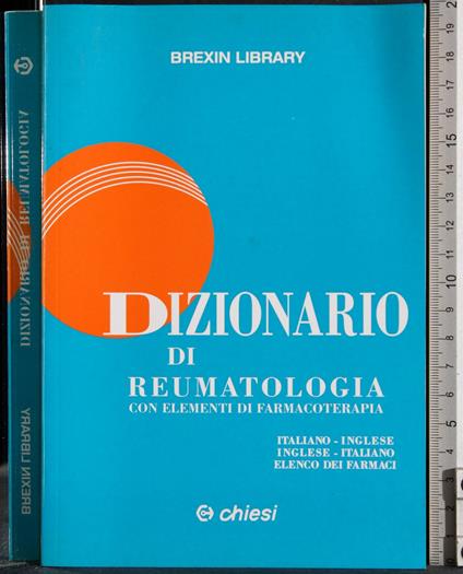 Dizionario di reumatologia - copertina