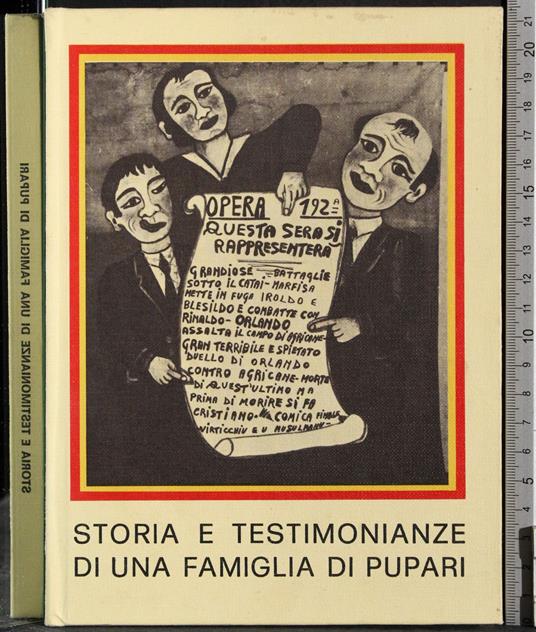 Storia e testimonianze di una famiglia di Pupari - copertina
