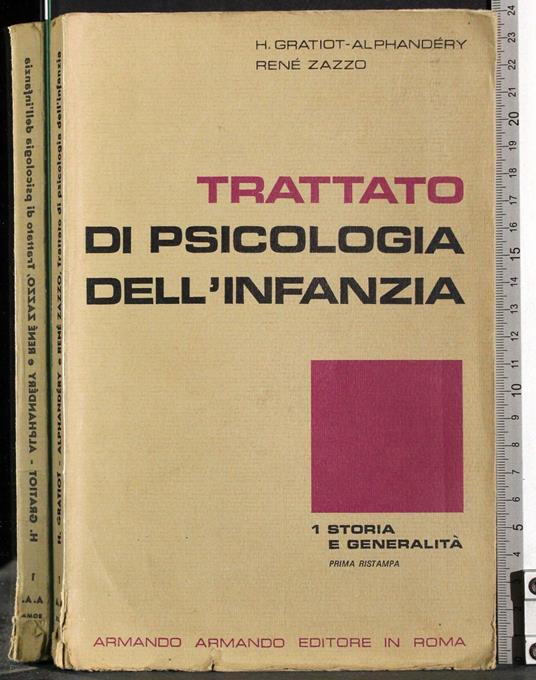 Trattato di Psicologia dell'infanzia.Vol 1 - copertina