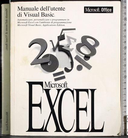Manuale dell'utente di Visual Basic - copertina