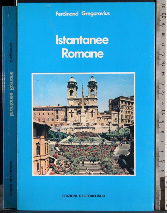 Istantanee Romane - Ferdinand Gregorovius - copertina
