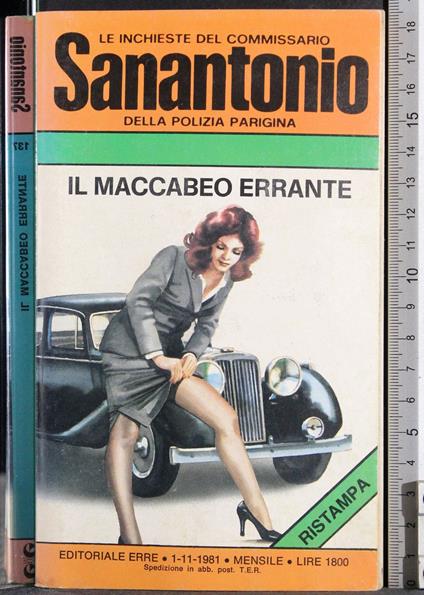Il maccabeo errante - Sanantonio - copertina