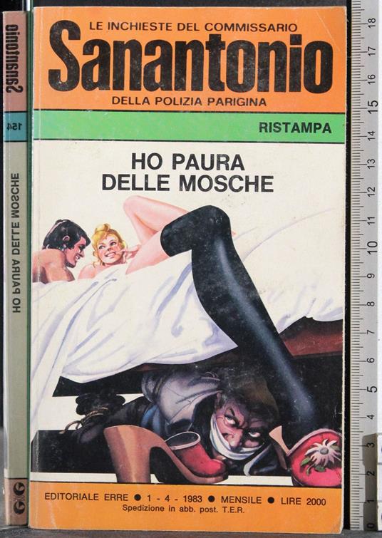 Ho paura delle mosche - Sanantonio - copertina