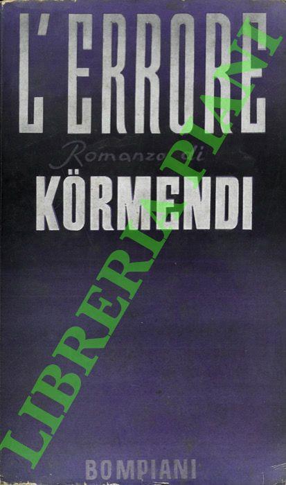 L’errore - Ferenc Kormendi - copertina