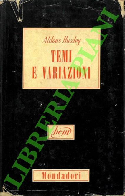 Temi e variazioni. - Aldous Huxley - copertina