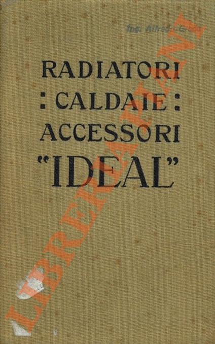 Radiatori caldaie accessori "Ideal". - copertina