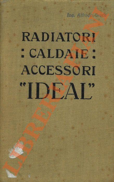 Radiatori caldaie accessori "Ideal". - copertina