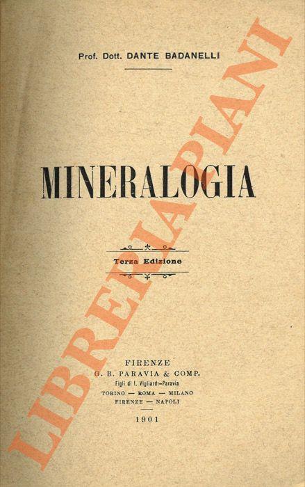 Mineralogia - copertina