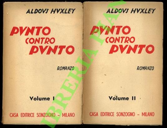Punto contro punto. - Aldous Huxley - copertina