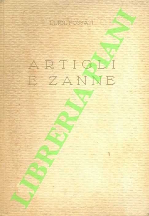 Artigli e zanne. Romanzo della vita selvaggia in Eritrea. - Luigi Fossati - copertina