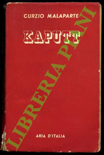 Kaputt - Curzio Malaparte - copertina