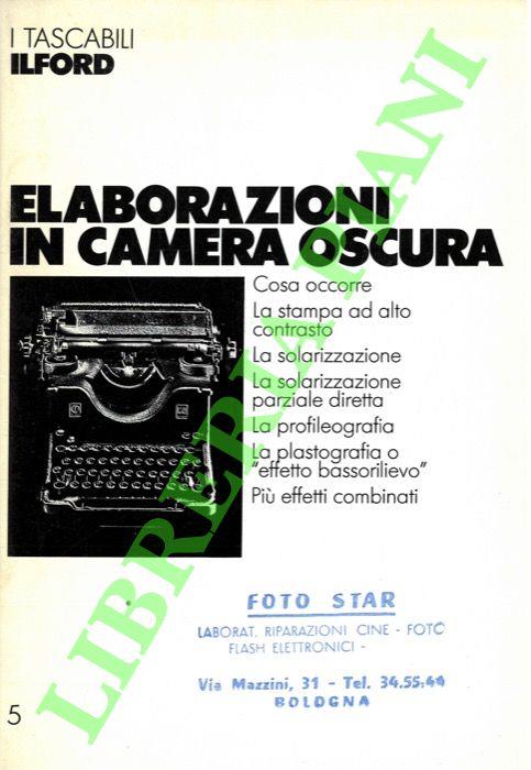 Elaborazioni in camera oscura - copertina