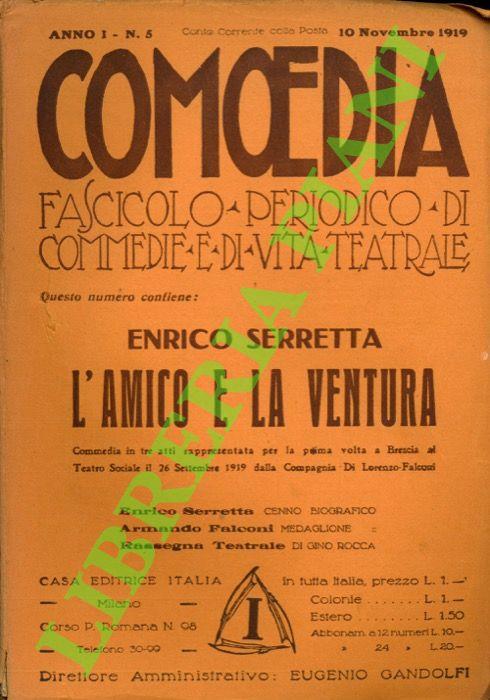 L’amico e la ventura - Enrico Serretta - copertina