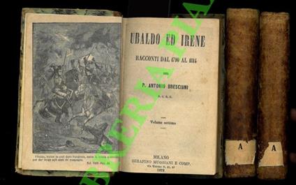 Ubaldo e Irene. Racconti dal 1790 al 1814 - Antonio Bresciani - copertina