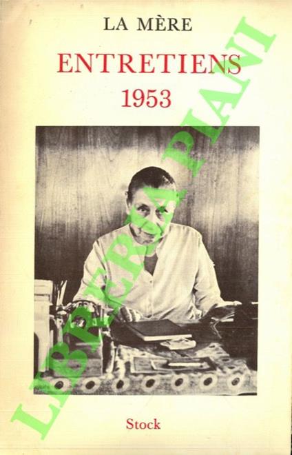 Entretiens 1953 - La Mere - copertina