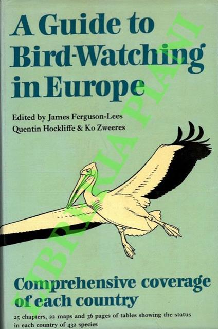 A guide to bird-watching in Europe - copertina