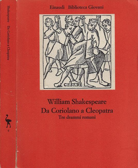 Da Coriolano a Cleopatra - William Shakespeare - copertina