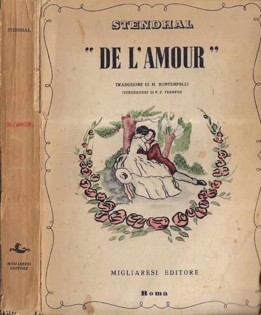 De l'amour - Stendhal - copertina