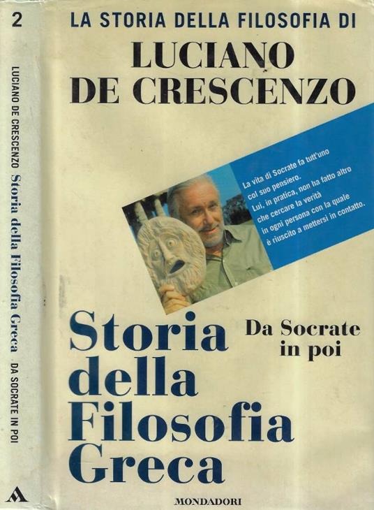 Storia della filosofia greca - Luciano De Crescenzo - copertina