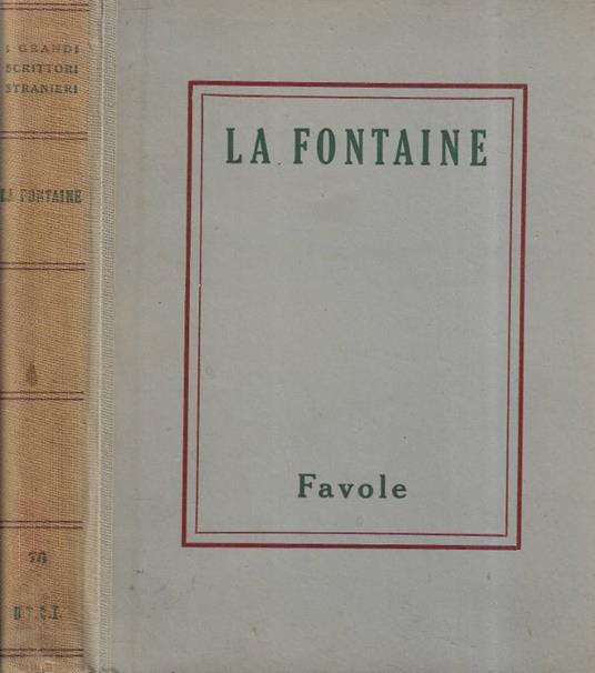 Favole - Jean de La Fontaine - copertina