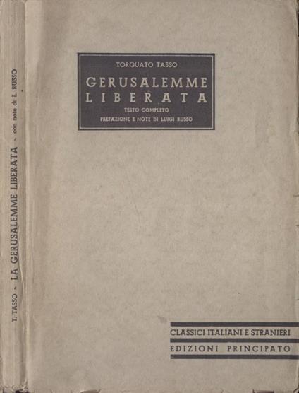 Gerusalemme liberata - Torquato Tasso - copertina