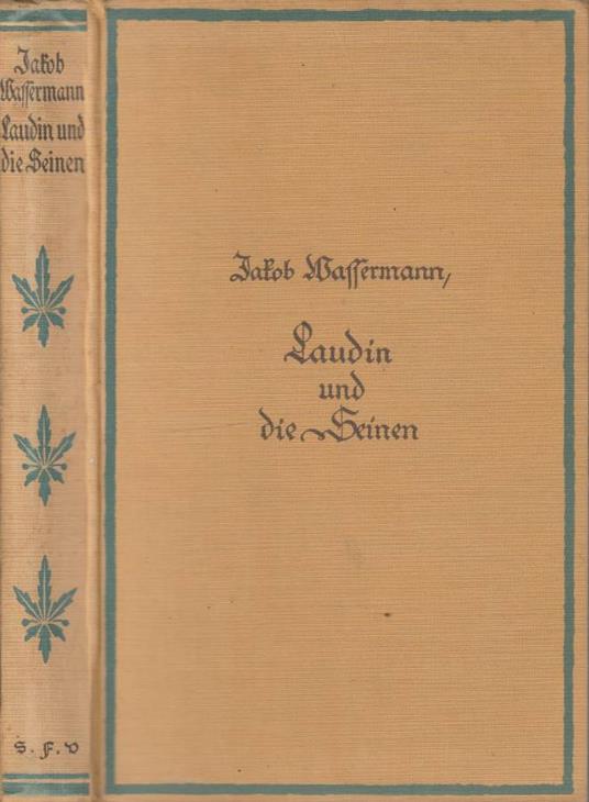 Laudin und die seinen - Jakob Wassermann - copertina
