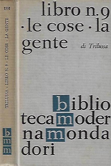 Libro 9. Le cose - La gente - Trilussa - copertina