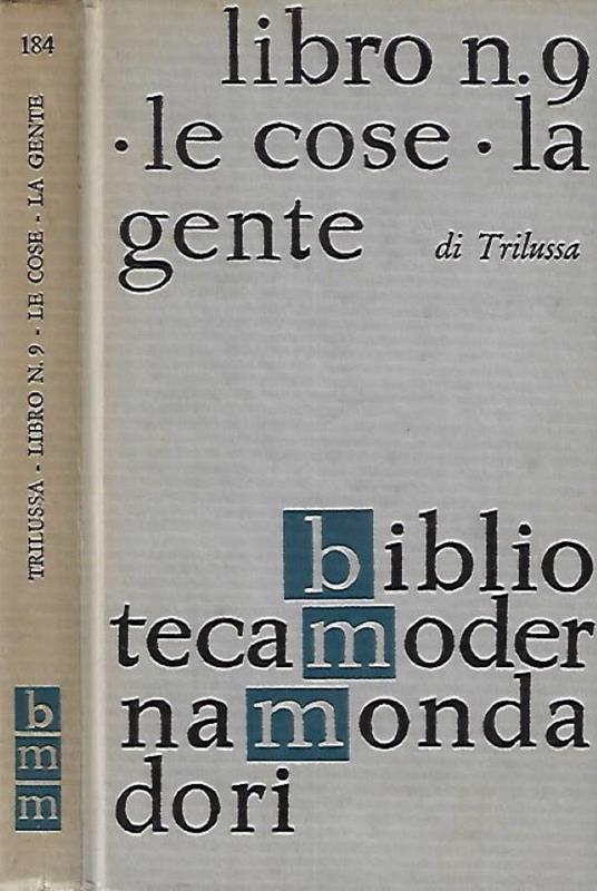 Libro 9. Le cose - La gente - Trilussa - copertina