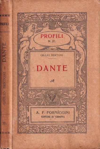 Dante - Giulio Bertoni - copertina