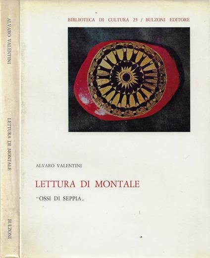 Lettura di Montale - Alvaro Valentini - copertina